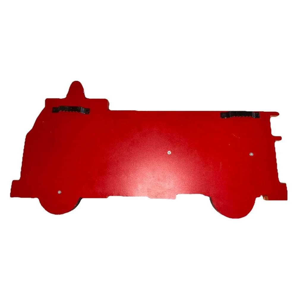 Wall Hook Mount Children Firetruck Wood Coat Hanger Three Hook Vintage‎